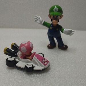 Pink Toadette Kart Toy And Luigi – Kids Toys